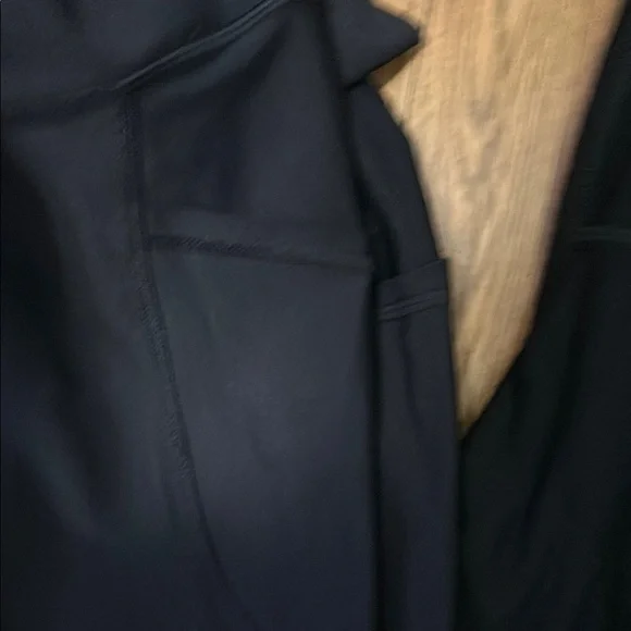 Old Navy maternity Black and Navy Leggings - Picture 3 of 5